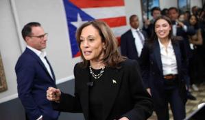 Puerto Rico elige simbólicamente a Kamala Harris con el 73 % de los votos