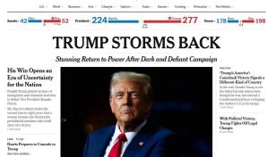 The New York Times describe la victoria de Trump como una peligrosa amenaza para EE.UU.