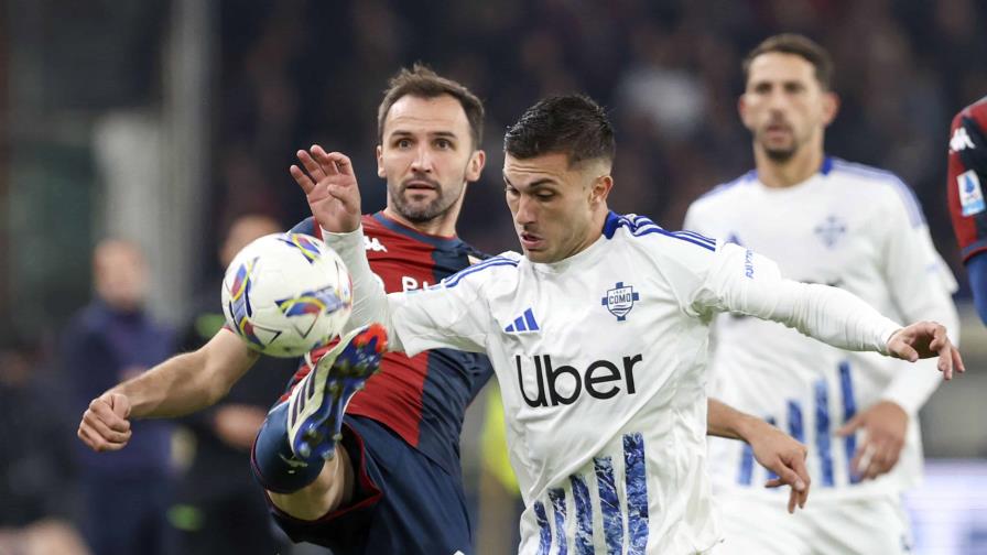 Con asistencia del argentino Nico Paz, Como empata ante Genoa en la Serie A