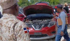 Policía haitiana recupera vehículo robado en RD en colaboración con policía dominicana