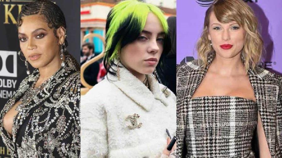 Beyoncé, Taylor Swift y Billie Eilish aspiran a copar las nominaciones a los Grammy