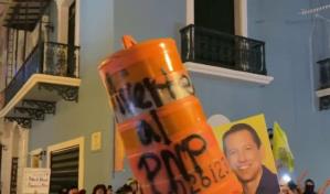 Puertorriqueños protestan por falta de transparencia en los resultados de las elecciones
