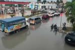 Fuertes lluvias provocan inundaciones urbanas temporales en Verón y Punta Cana