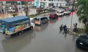 Fuertes lluvias provocan inundaciones urbanas temporales en Verón y Punta Cana
