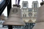 Por primera vez desde el incendio las campanas de Notre-Dame resuenan en París