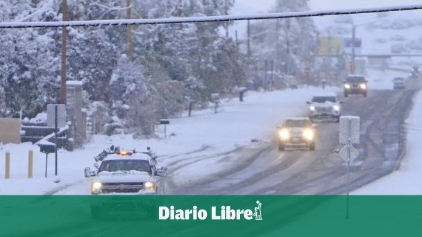 Winter storm in New Mexico