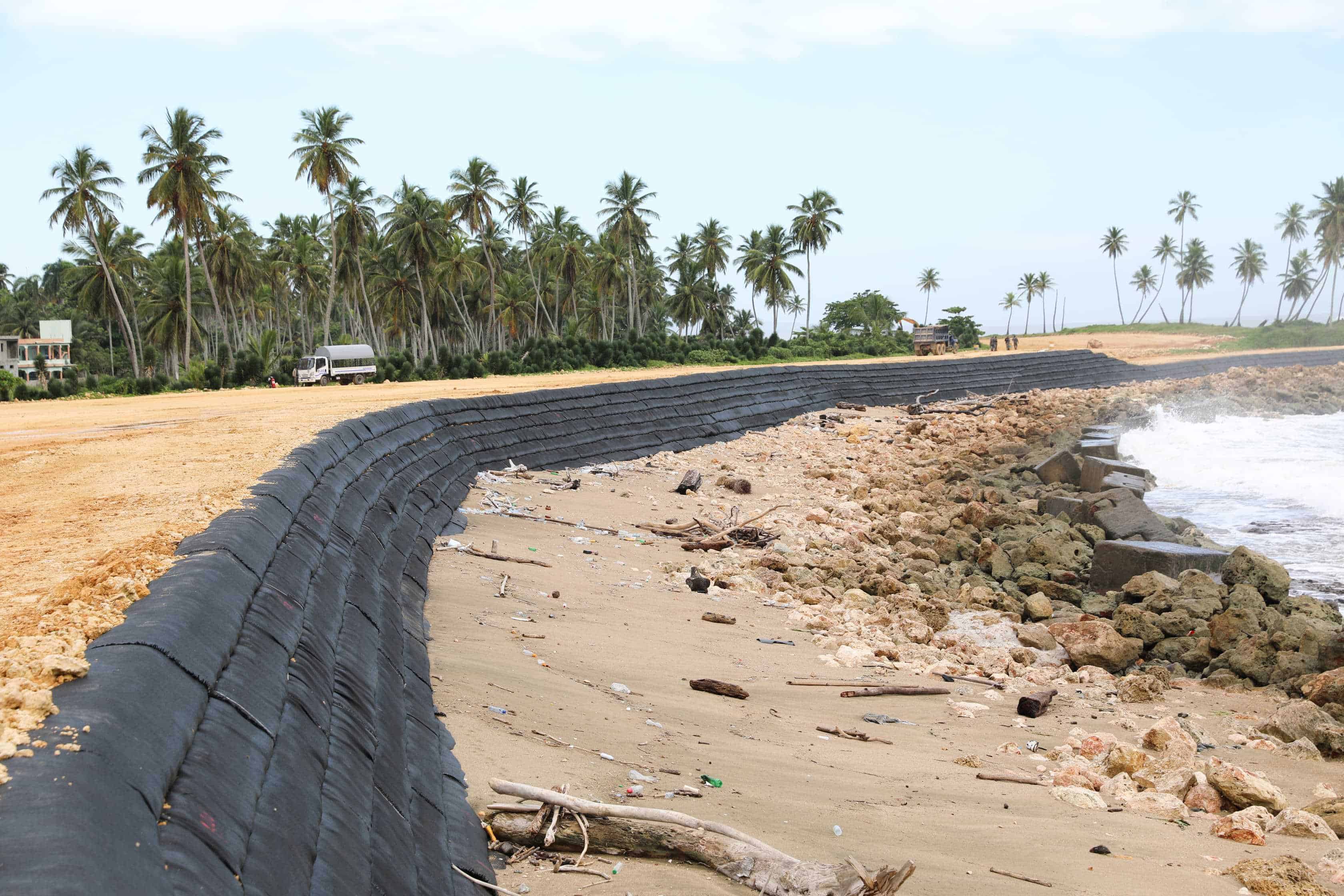 Vista del malecón de Nagua.