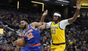 Towns marcó 30 puntos, pero los Knicks caen en Indiana