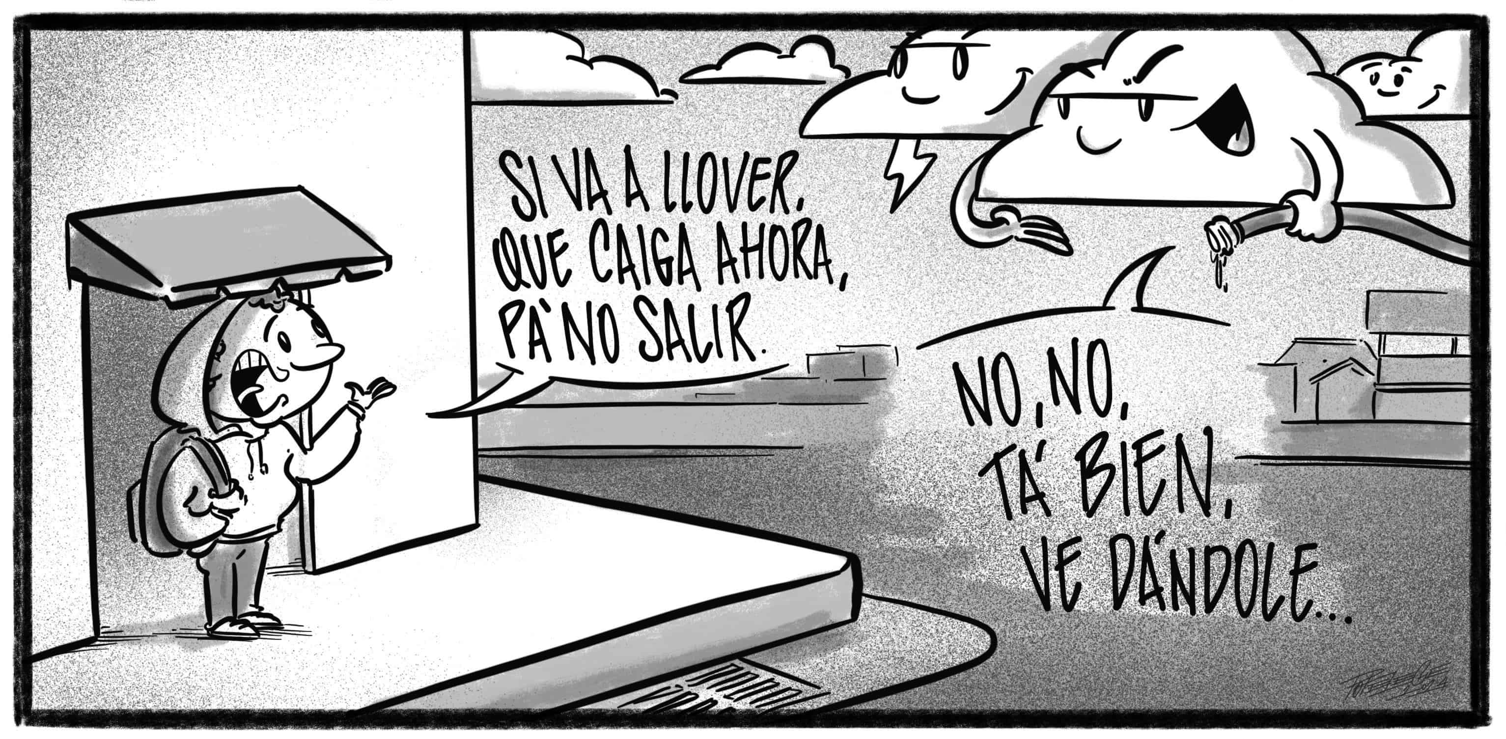 Caricatura de Noticiero Poteleche 12 noviembre 2024