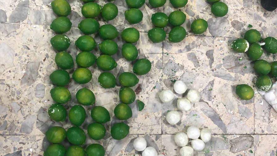 Nueva modalidad de narcotráfico: intervienen carga con 162 limones de cerámica rellenos de cocaína