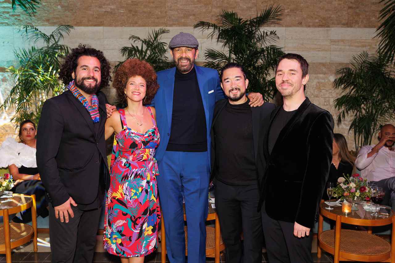 Antonio Guimaraes, Cyrille Aimée, Juan Luis Guerra, Oscar Rossignol y Tamir Shmerling.