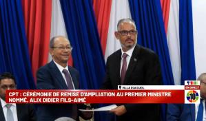 El nuevo primer ministro de Haití promete seguridad al asumir el cargo