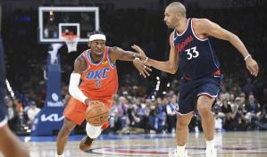 Gilgeous-Alexander anota récord personal de 45 puntos y Thunder vence 134-128 a Clippers