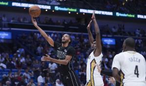 La puntería de Cam Thomas en el cierre ayuda a los Nets a superar 107-105 a Pelicans