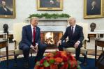 Biden inicia su reunión con Trump felicitándolo por su victoria en las elecciones