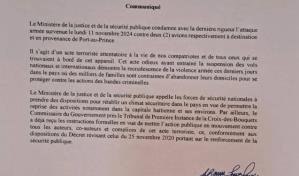 El Ministerio de Justicia de Haití califica de terrorista el ataque a los aviones