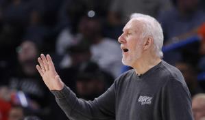 Gregg Popovich, entrenador de los Spurs, sufrió un derrame cerebral. Se espera su total recuperación