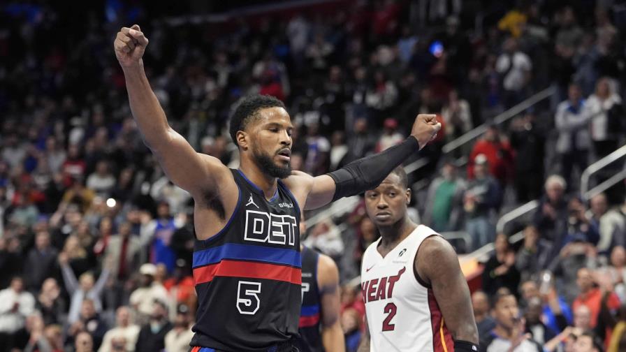 Pistons ganan primer duelo de la NBA Cup con triunfo sobre Heat en prórroga