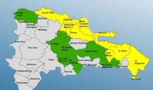 El COE emite alerta amarilla para nueve provincias por incidencia de sistema frontal