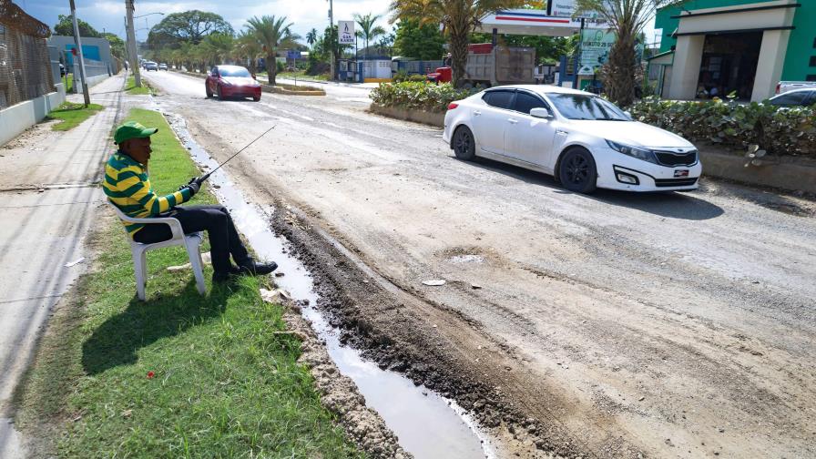 Calles destruidas en Mao