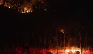 Bomberos cada vez más cerca de controlar un incendio en la frontera entre Nueva Jersey y Nueva York