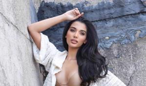 Celinee Santos como la máxima en desfile en traje de baño en la preliminar de Miss Universo 2024
