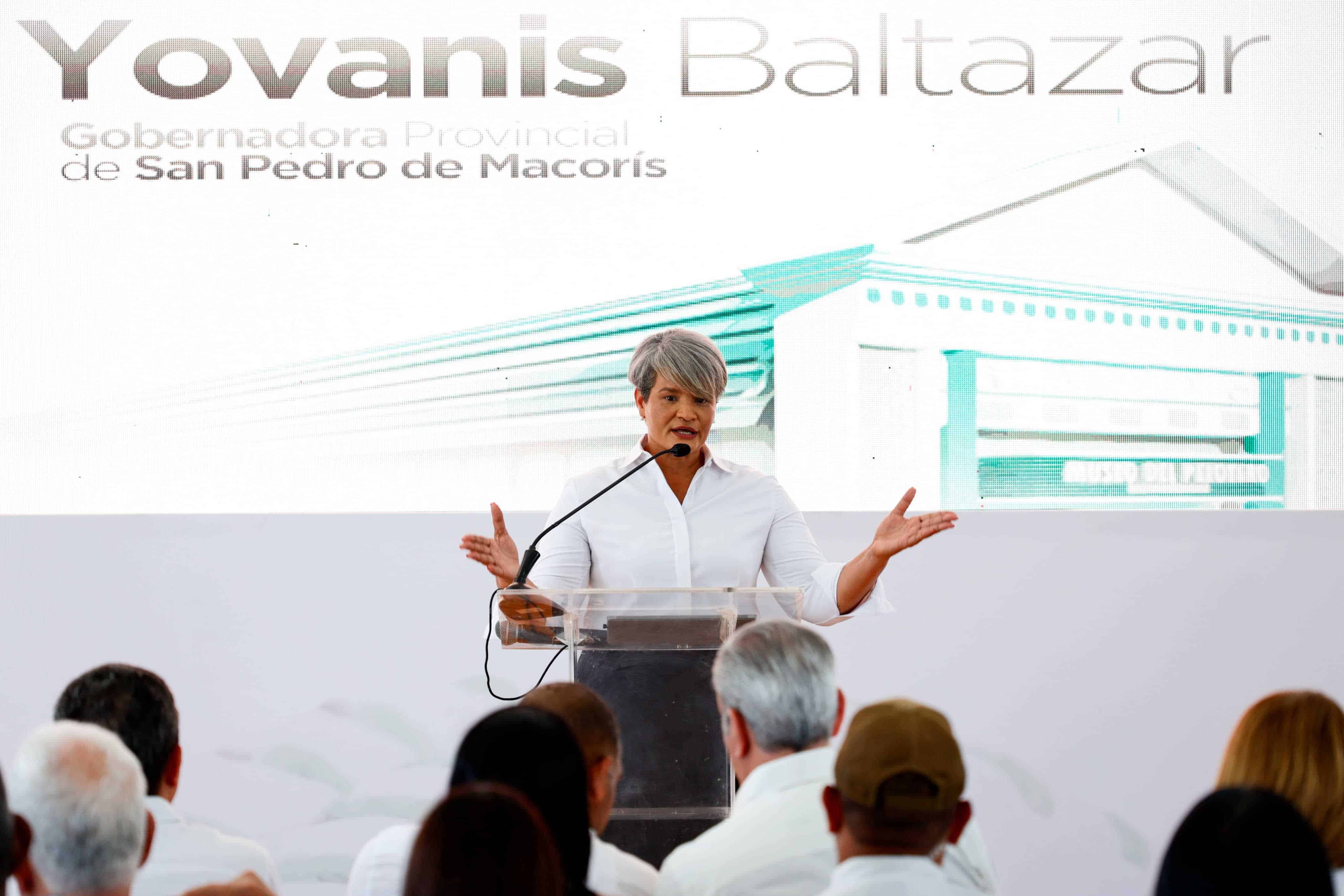 Yovanis Baltazar, Gobernadora de San Pedro de Macorís.