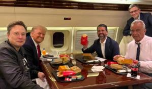 Los Trump vuelven a promocionar McDonalds junto a Kennedy, apóstol de la comida sana