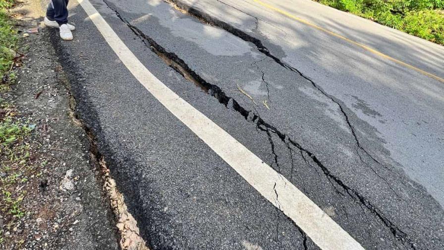 Obras Públicas determina origen de falla desplazamiento en carretera Samaná-Las Galeras