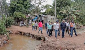 Andrés Bautista acude a Las Terrenas para constatar daños por inundaciones Andrés Bautista acude a Las Terrenas para constatar daños por inundaciones