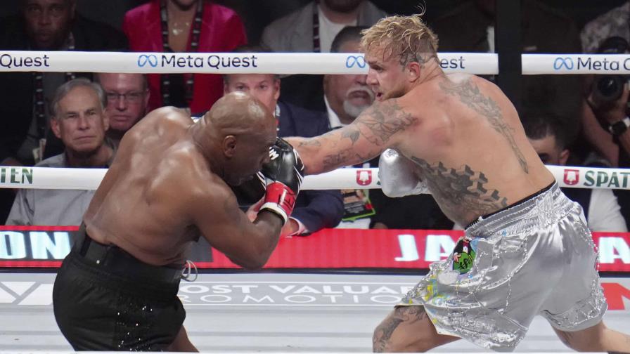 Pelea entre Mike Tyson y Jake Paul fija récord de apuestas en deporte de combate