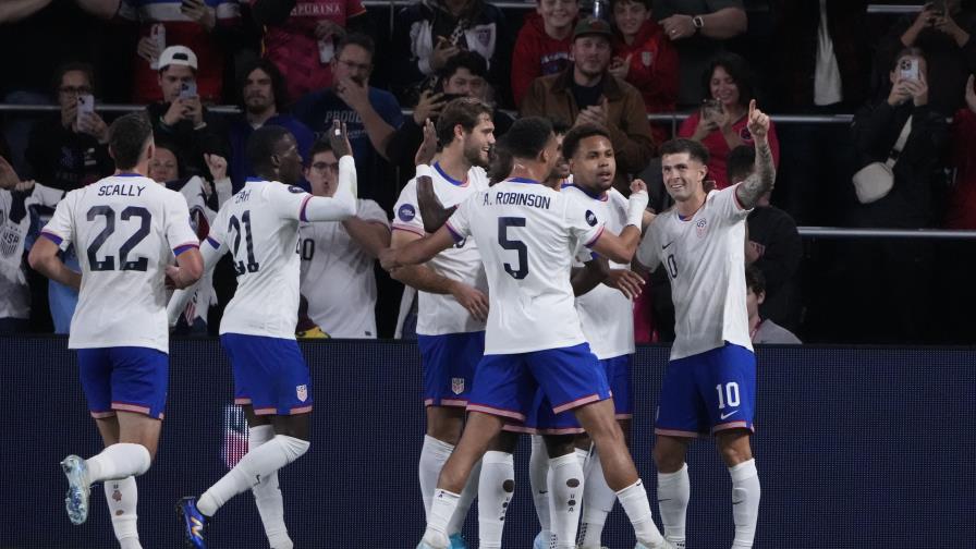 Pulisic anota dos y EE.UU. vence a Jamaica para un 5-2 en cuartos de Liga de Naciones