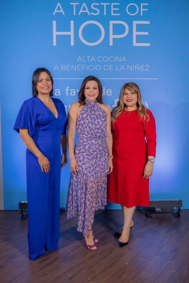 Marinel Mendoza, Noelia García e Ingrid Peña