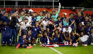 EN FOTOS | Así celebró la selección dominicana de fútbol su pase a la Copa Oro