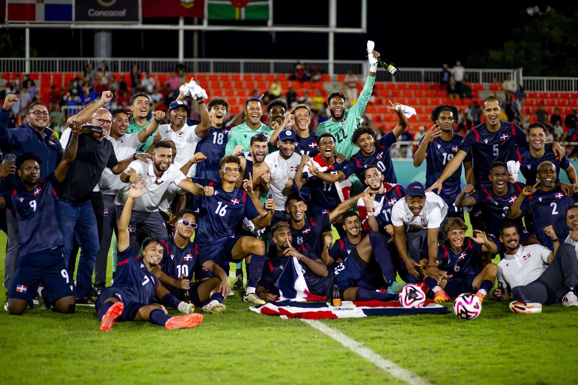 EN FOTOS | Así celebró la selección dominicana de fútbol su pase a la Copa Oro