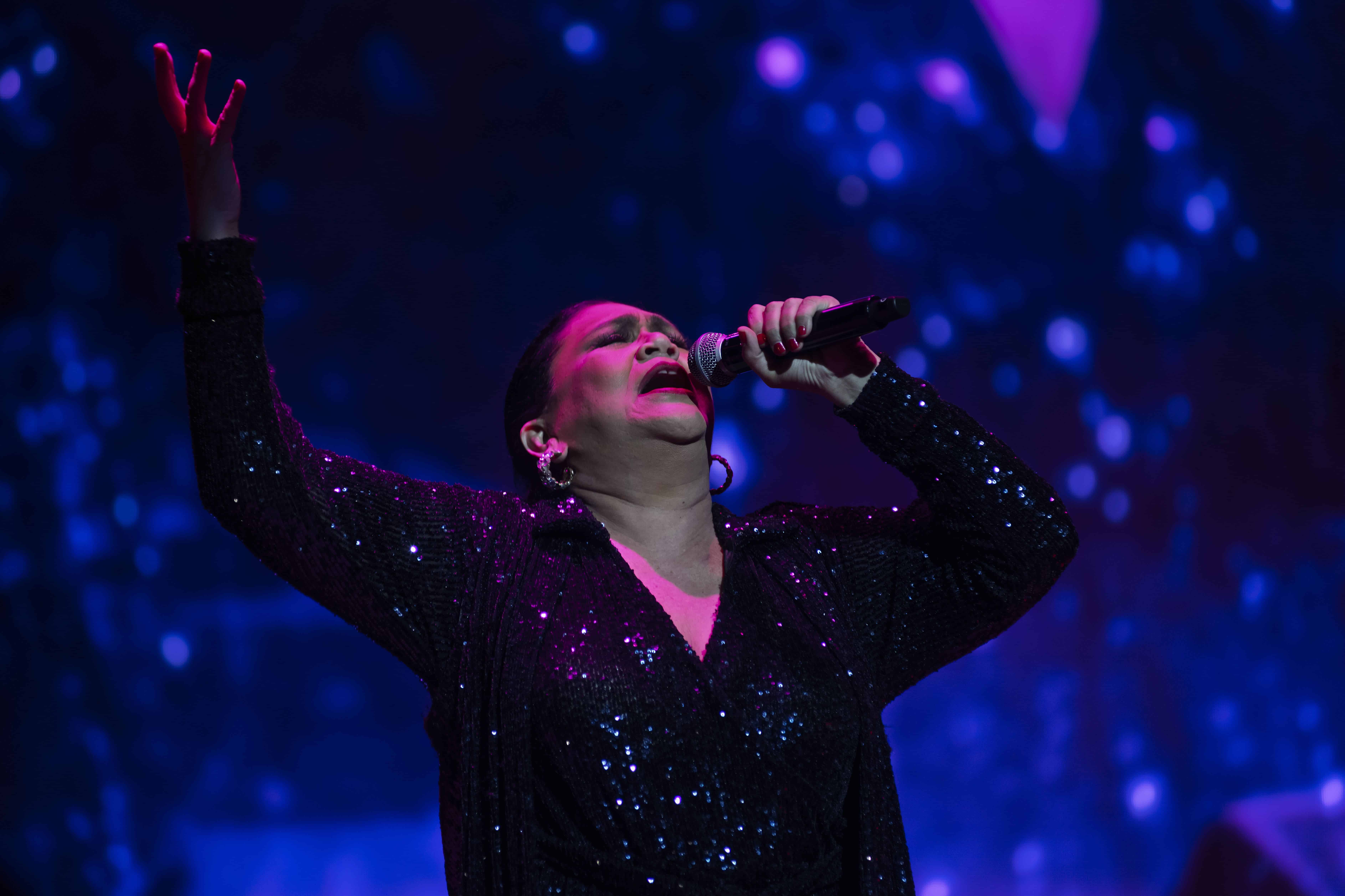 Maridalia Hernández fue largamente aplaudida por sus brillantes interpretaciones.