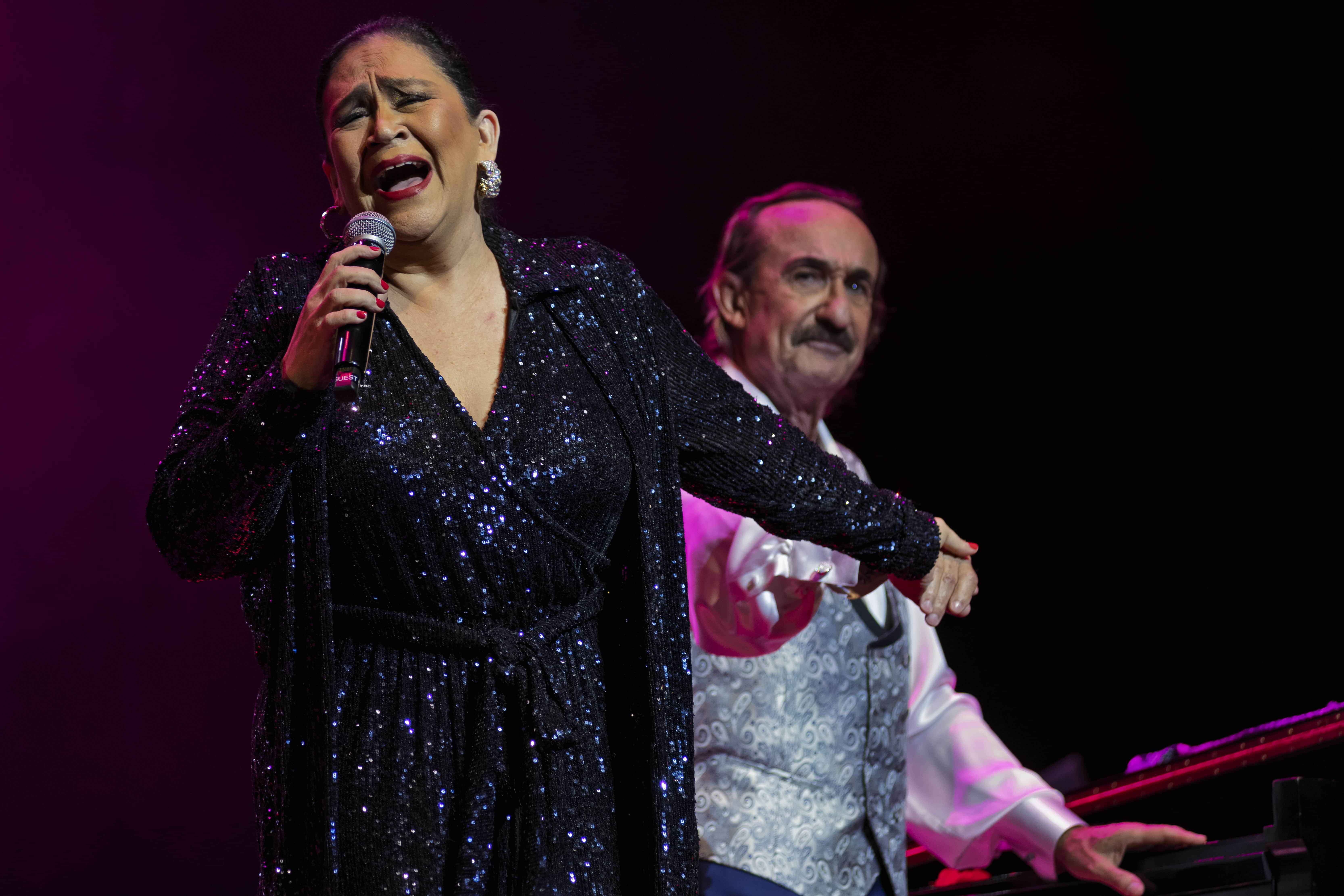 Maridalia Hernández y Raúl Di Blasio.