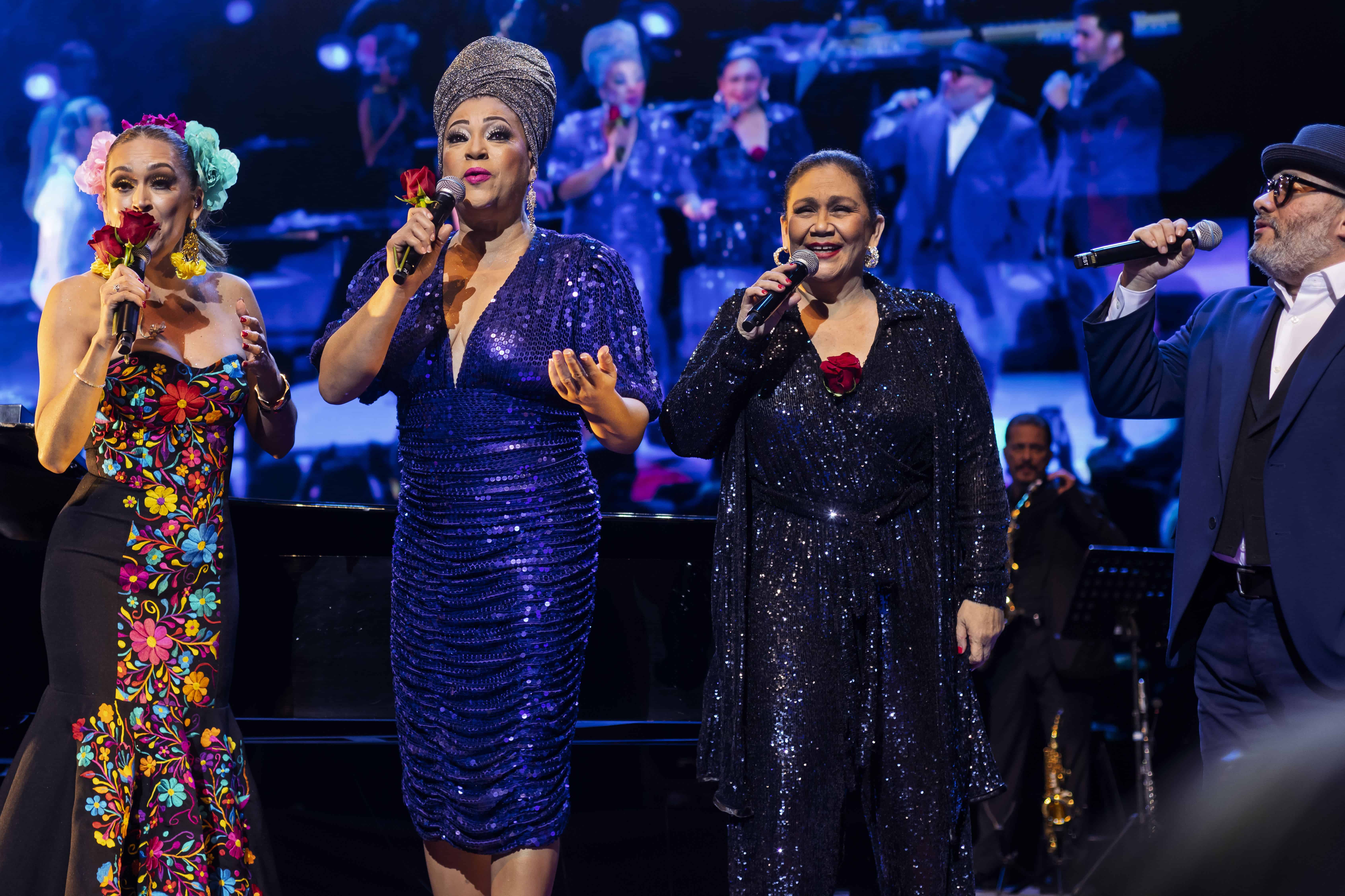 Mayela Orozco, Diomary La Mala, Maridalia Hernández y Pavel Núñez.