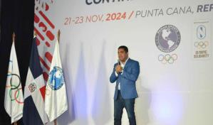 Ministro Kelvin Cruz saluda III Foro de Atletas organiza Panam Sports