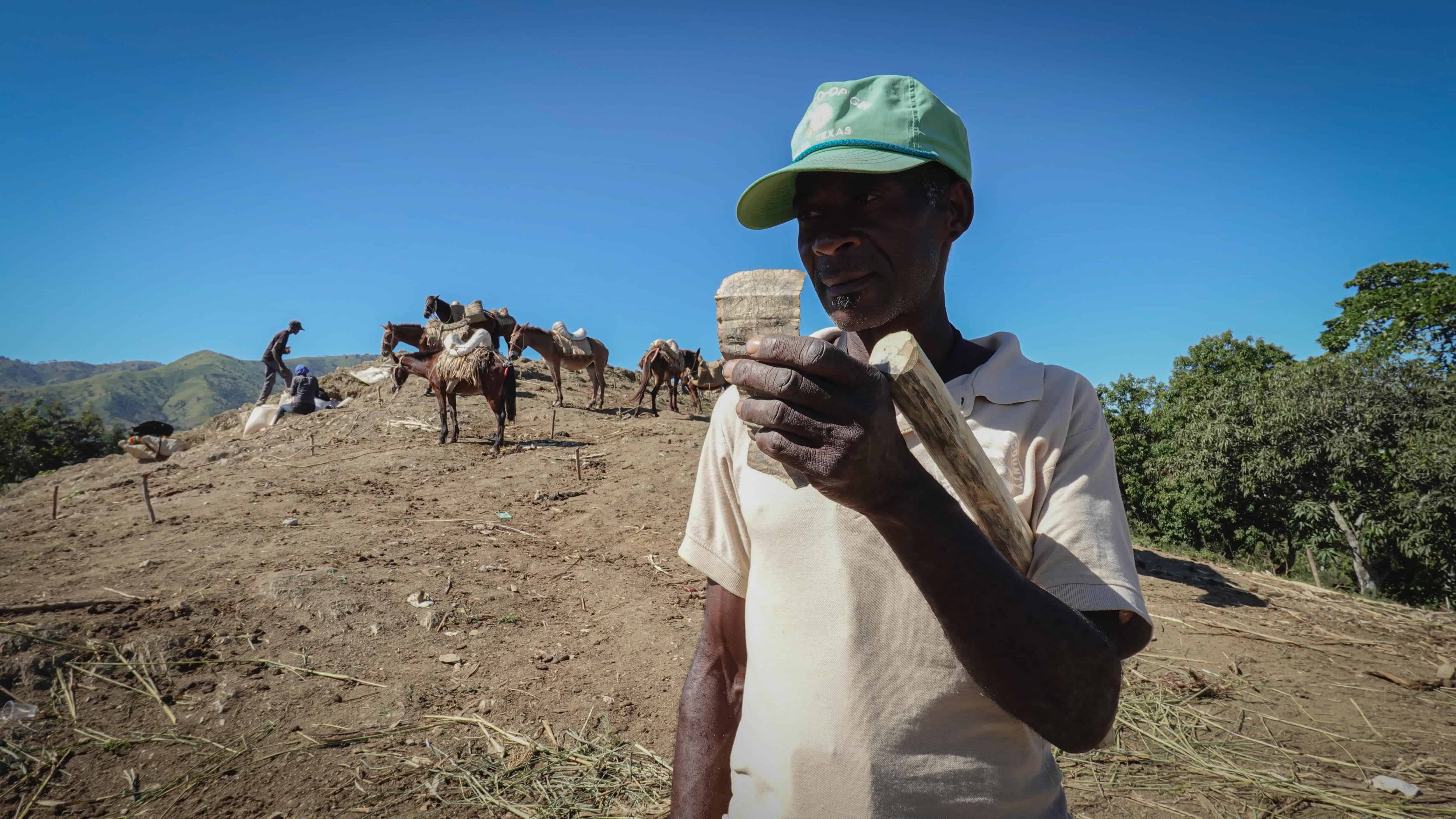 Por cuidar a los caballos y burros le pagan 25 pesos por cada uno.