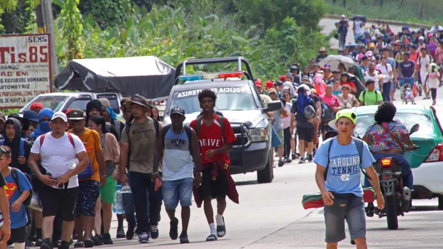 Las caravanas migrantes se multiplican en la frontera sur de México antes de Trump