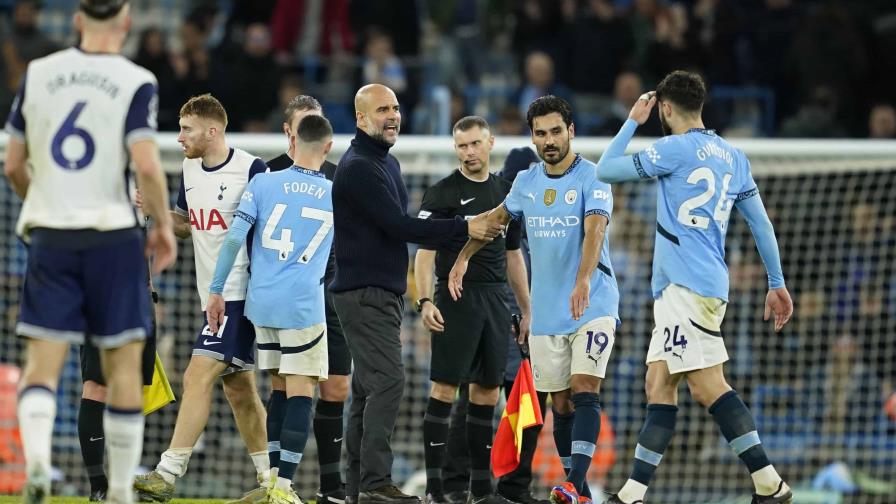 Manchester City cae 4-0 con el Tottenham y se profundizando la crisis para Pep Guardiola