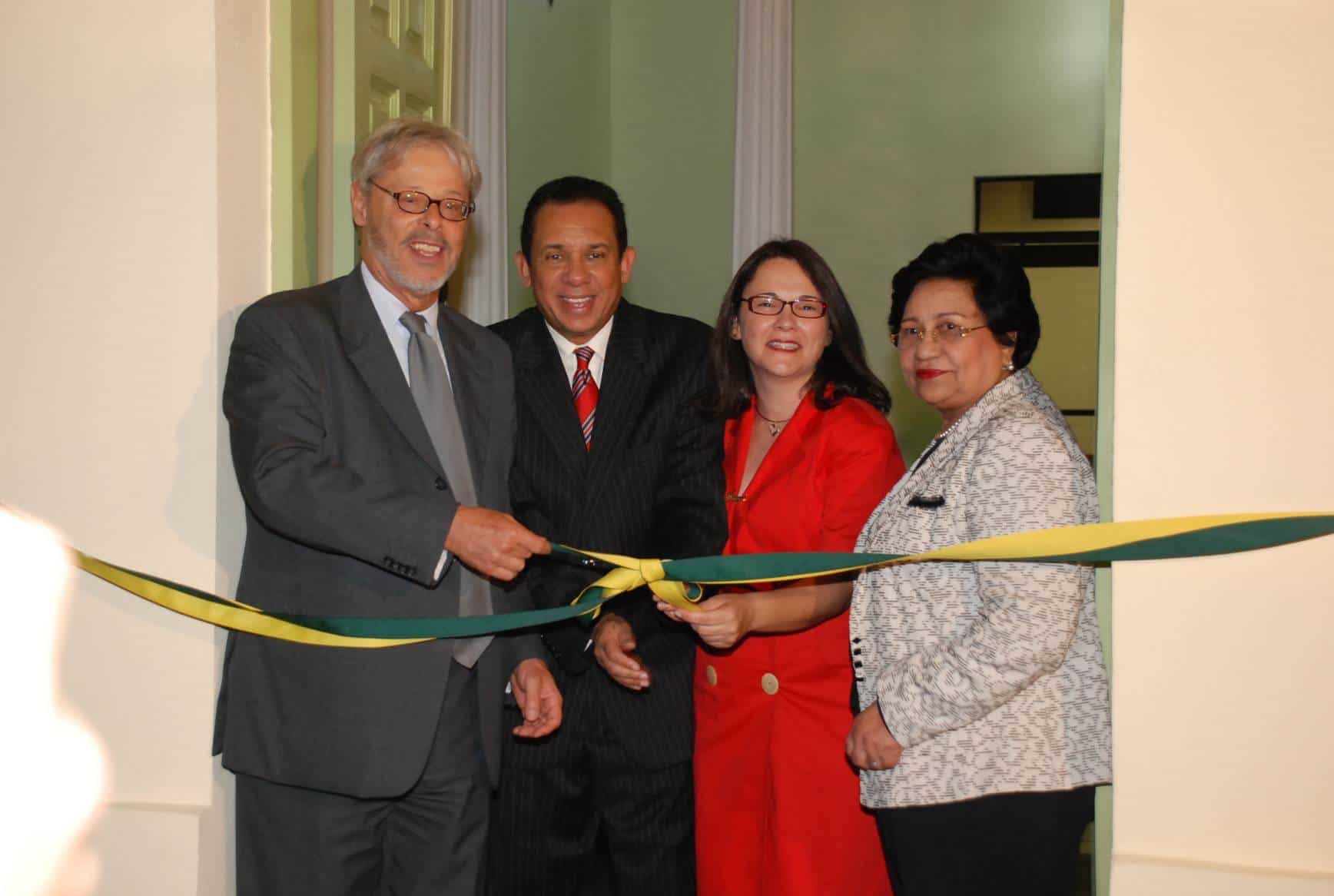 Inauguración del Centro Cultural Brasil el 23 de marzo del 2009.