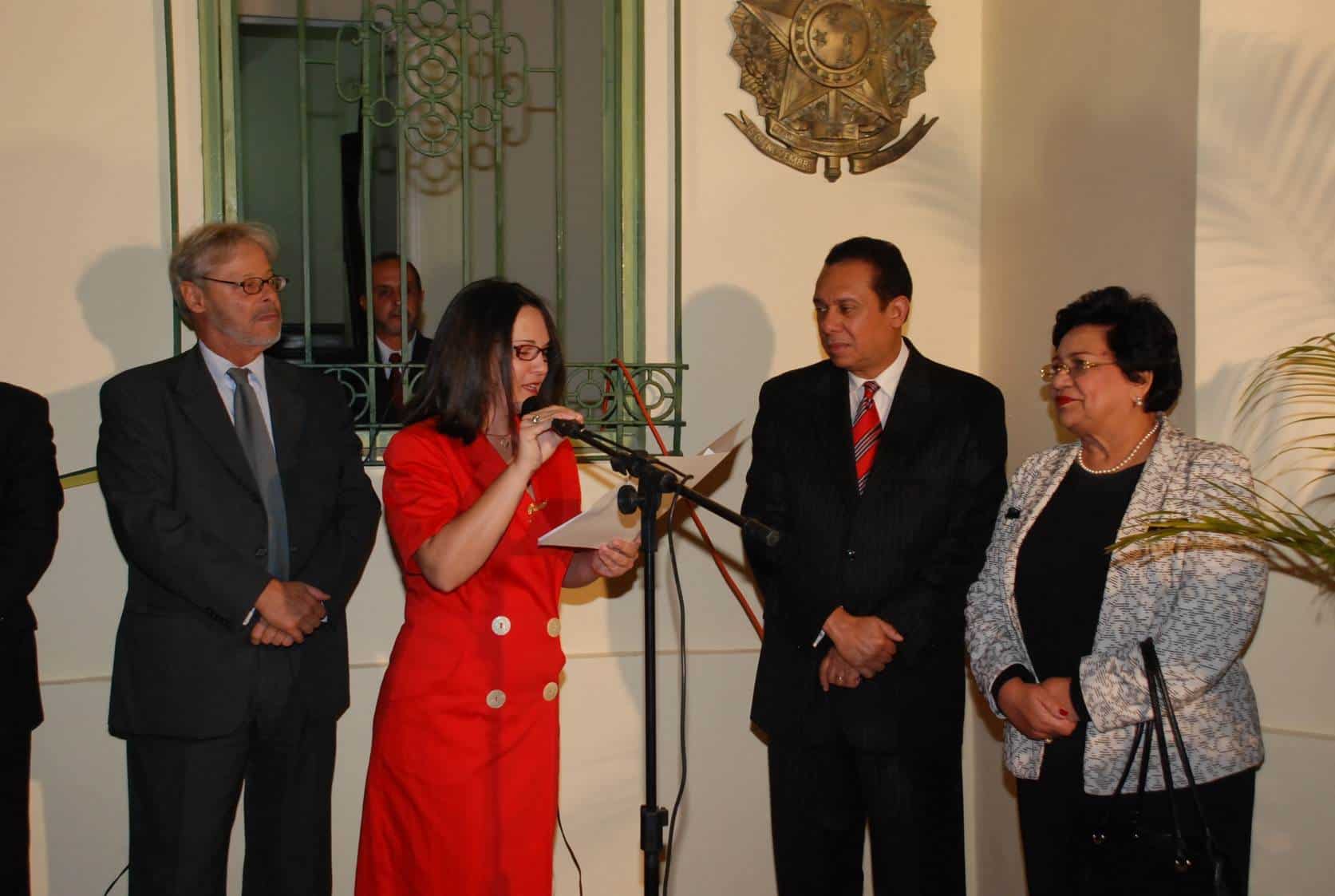 Inauguración del Centro Cultural Brasil el 23 de marzo del 2009.