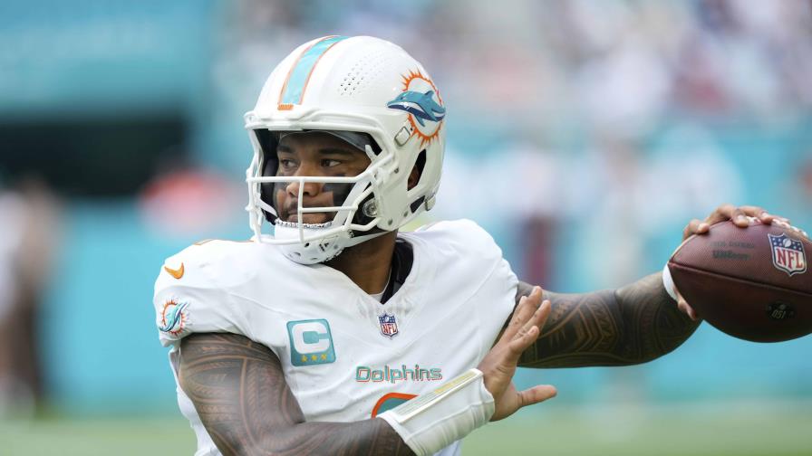 Tagovailoa lidera con 4 TDs y Dolphins vencen a Patriots Tagovailoa lidera con 4 TDs y Dolphins vencen a Patriots