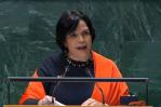 Minou Tavárez Mirabal habla en la ONU sobre la violencia contra la mujer en República Dominicana