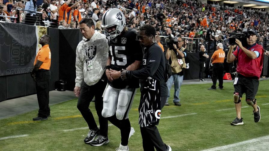 Raiders: Gardner Minshew se pierde resto de la temporada por fractura de clavícula