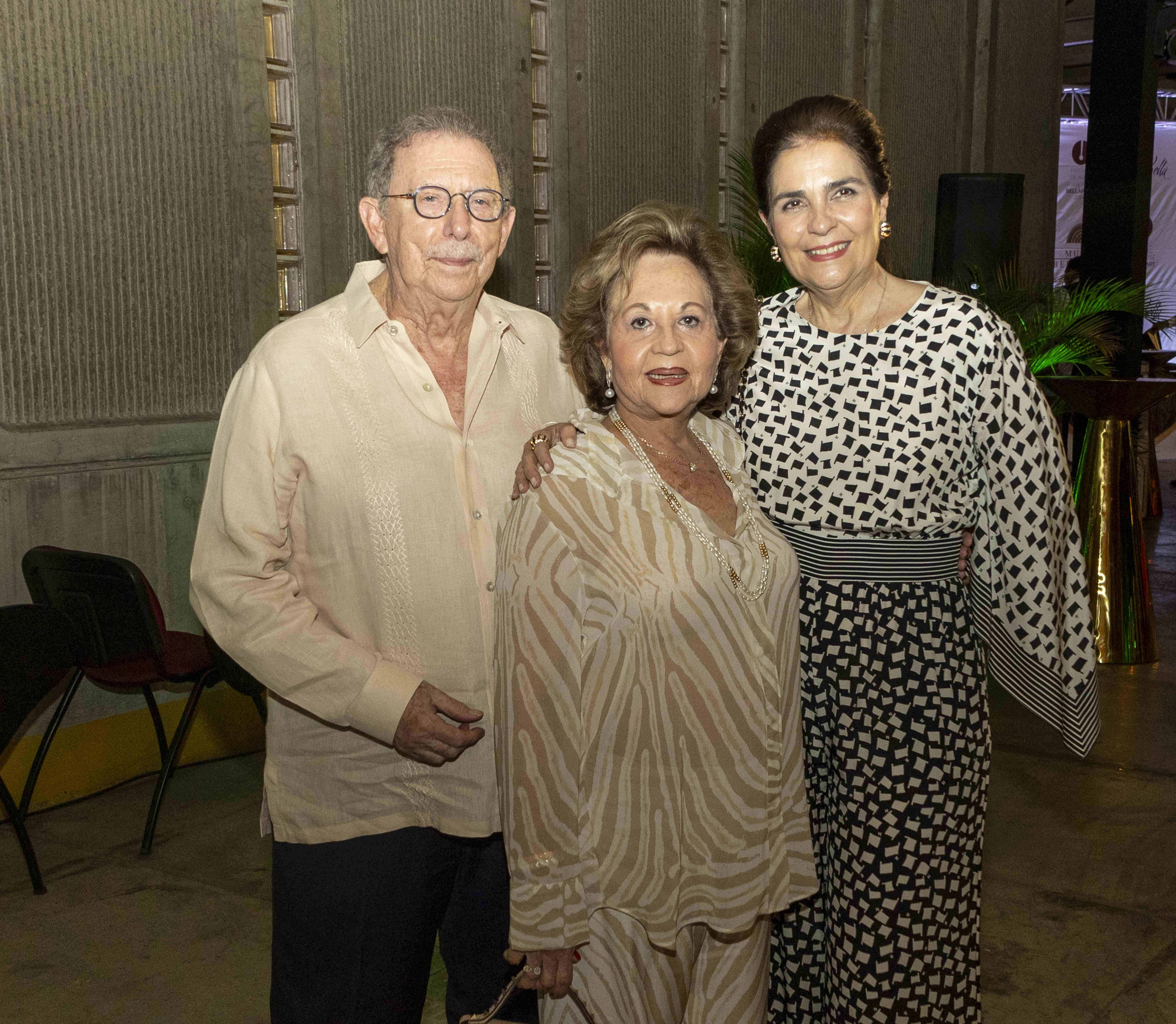 Isaac Rudman, Betty de Rudman y María Amalia León