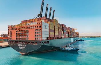 DP World Dominicana recibe el buque más grande de su historia