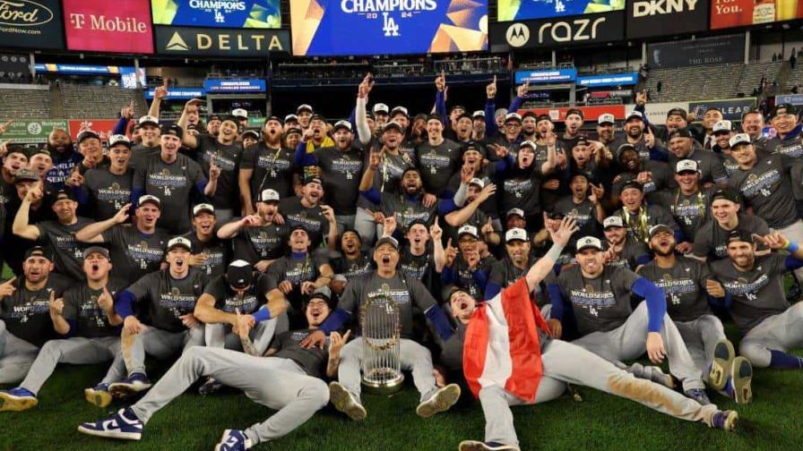 Los Dodgers recibieron US$46,4 millones por la Serie Mundial para jugadores y técnicos